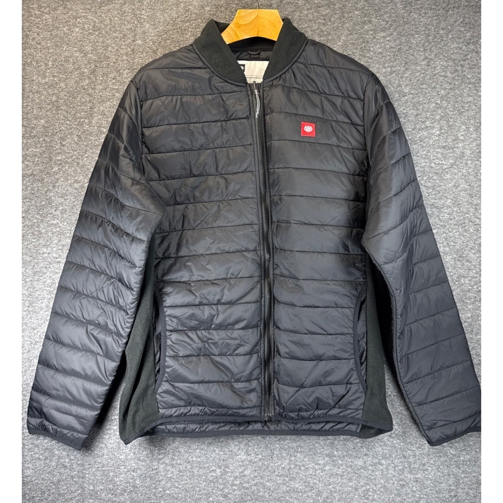 686 Smarty Removable puffer Liner Jacket Mens L Black Lightweight Quilted M2W112